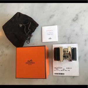 Authentic XL Hermes Clic H Bracelet